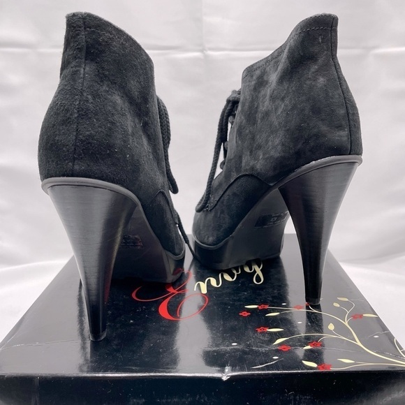 ENVY molly lace-up black suede chukka bootie - Picture 8 of 9